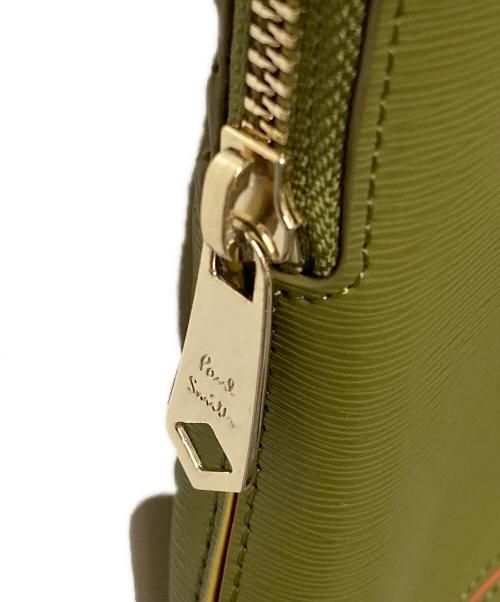 PAUL SMITH（ポールスミス）PAUL SMITH (ポールスミス) ショルダーフォンポーチ カーキの古着・服飾アイテム