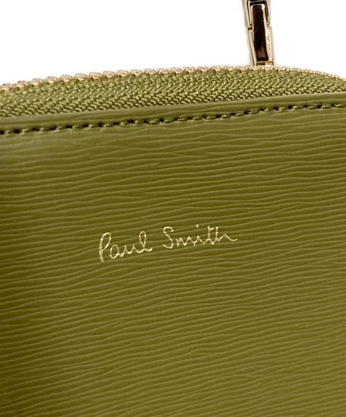 PAUL SMITH（ポールスミス）PAUL SMITH (ポールスミス) ショルダーフォンポーチ カーキの古着・服飾アイテム
