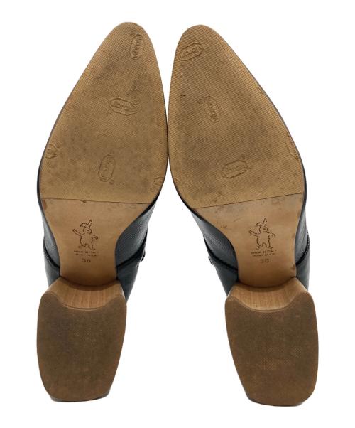 MARNI（マルニ）MARNI (マルニ) ストラップ厚底ブーツ ブラック サイズ:36の古着・服飾アイテム