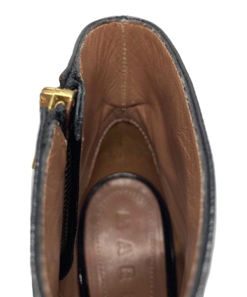 MARNI（マルニ）MARNI (マルニ) ストラップ厚底ブーツ ブラック サイズ:36の古着・服飾アイテム