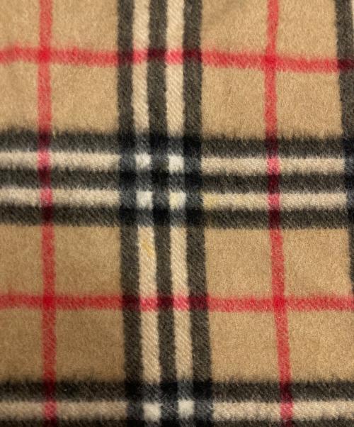 Burberry's（バーバリー）Burberry's (バーバリー) カシミヤチェックマフラー ベージュの古着・服飾アイテム