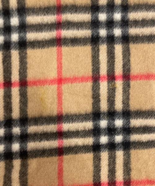 Burberry's（バーバリー）Burberry's (バーバリー) カシミヤチェックマフラー ベージュの古着・服飾アイテム