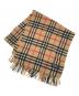 Burberry's（バーバリー）の古着「カシミヤチェックマフラー」｜ベージュ