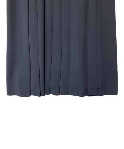 CELFORD（セルフォード）CELFORD (セルフォード) ボータイプリーツワンピース ネイビー サイズ:36の古着・服飾アイテム