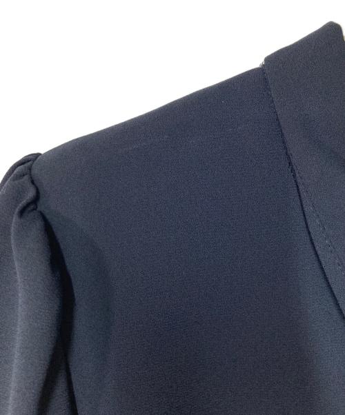 CELFORD（セルフォード）CELFORD (セルフォード) ボータイプリーツワンピース ネイビー サイズ:36の古着・服飾アイテム