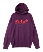 sacaiサカイ）の古着「On＆On＆On Print Hoodie」｜パープル