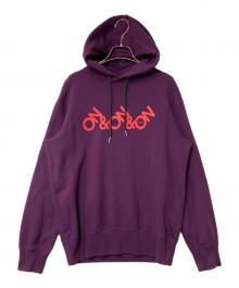 sacai（サカイ）の古着「On＆On＆On Print Hoodie」｜パープル