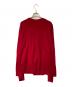 IRENE (アイレネ) ウール 変形ニットプルオーバー レッド サイズ:36：5000円