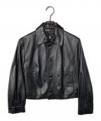 RALPH LAURENラルフローレン）の古着「レザージャケット」｜ブラック