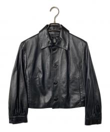 RALPH LAUREN（ラルフローレン）の古着「レザージャケット」｜ブラック