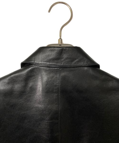 RALPH LAUREN（ラルフローレン）RALPH LAUREN (ラルフローレン) レザージャケット ブラック サイズ:4の古着・服飾アイテム