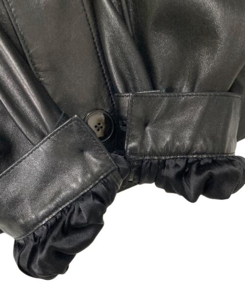 RALPH LAUREN（ラルフローレン）RALPH LAUREN (ラルフローレン) レザージャケット ブラック サイズ:4の古着・服飾アイテム