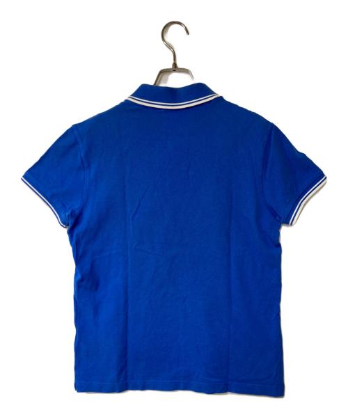 MONCLER（モンクレール）MONCLER (モンクレール) ポロシャツ ブルー サイズ:Sの古着・服飾アイテム