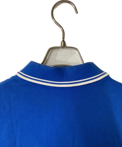 MONCLER（モンクレール）MONCLER (モンクレール) ポロシャツ ブルー サイズ:Sの古着・服飾アイテム