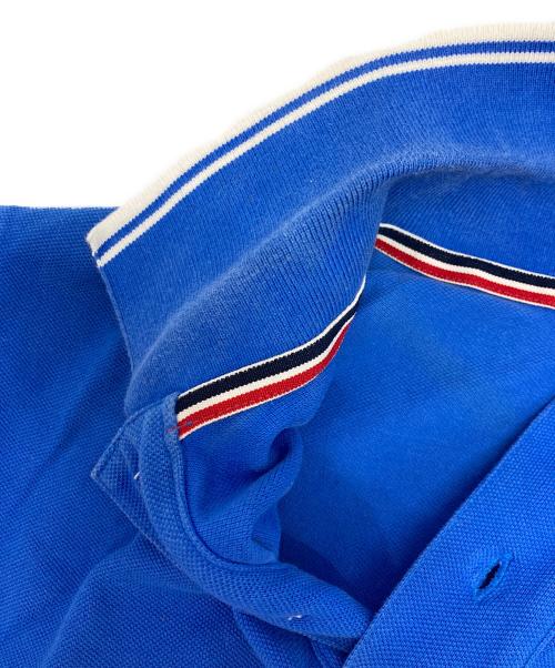 MONCLER（モンクレール）MONCLER (モンクレール) ポロシャツ ブルー サイズ:Sの古着・服飾アイテム