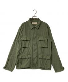 REMI RELIEF（レミレリーフ）の古着「ミリタリーシャツジャケット」｜カーキ