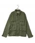 REMI RELIEF（レミレリーフ）の古着「ミリタリーシャツジャケット」｜カーキ