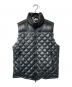中古・古着 TATRAS (タトラス) GORO DOWN VEST ブラック×ホワイト サイズ:04：18000円