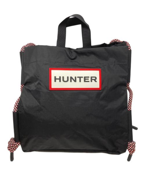 HUNTER（ハンター）HUNTER (ハンター) トラベル リップストップ リサイクル ナイロン トート バッグ ブラックの古着・服飾アイテム