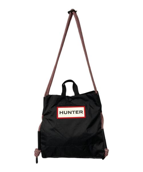 HUNTER（ハンター）HUNTER (ハンター) トラベル リップストップ リサイクル ナイロン トート バッグ ブラックの古着・服飾アイテム
