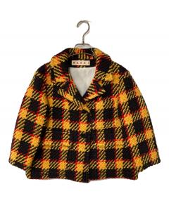 中古・古着通販】MARNI (マルニ) ポリエステルチェックスウィング