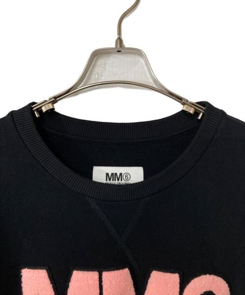 MM6 Maison Margiela（エムエムシックスメゾンマルジェラ）MM6 Maison Margiela (エムエムシックスメゾンマルジェラ) ロゴスウェットワンピース ブラック サイズ:14Y KIDS160程の古着・服飾アイテム