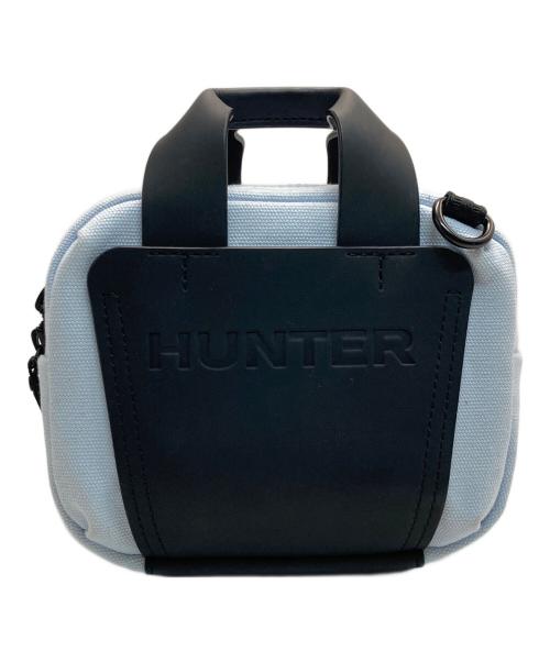 HUNTER（ハンター）HUNTER (ハンター) REFINED STITCH CANVAS CROSSBODY ブルー×ブラックの古着・服飾アイテム