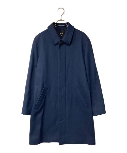 A.P.C.（アーペーセー）A.P.C. (アーペーセー) ステンカラーコート ネイビー サイズ:XSの古着・服飾アイテム