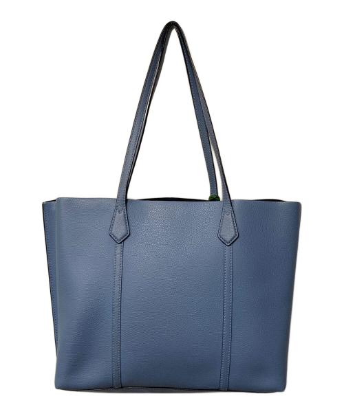TORY BURCH（トリーバーチ）TORY BURCH (トリーバーチ) ペリー トリプルコンパートメント トートバッグ ブルーの古着・服飾アイテム