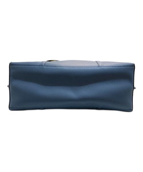 TORY BURCH（トリーバーチ）TORY BURCH (トリーバーチ) ペリー トリプルコンパートメント トートバッグ ブルーの古着・服飾アイテム
