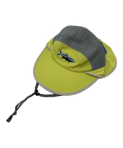 Patagonia（パタゴニア）Patagonia (パタゴニア) ベンテッド ブロードビル キャップ グレー×イエロー サイズ:S/M 未使用品の古着・服飾アイテム