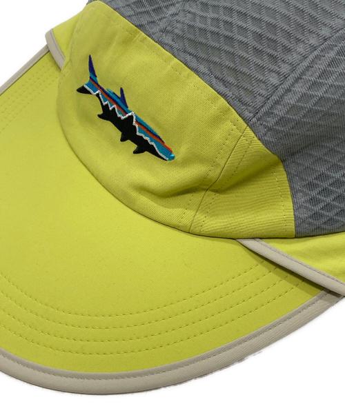 Patagonia（パタゴニア）Patagonia (パタゴニア) ベンテッド ブロードビル キャップ グレー×イエロー サイズ:S/M 未使用品の古着・服飾アイテム