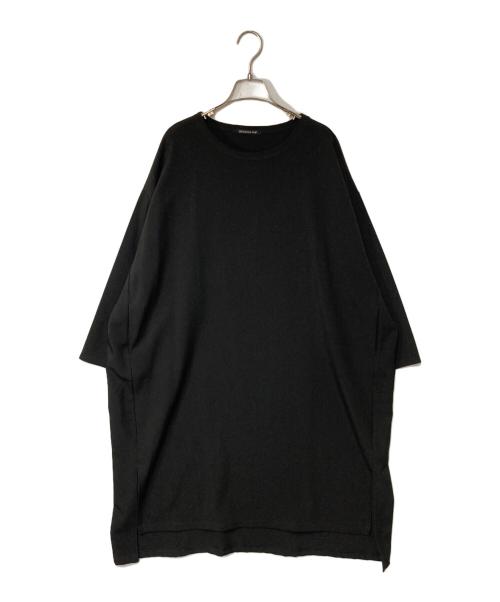 mizuiro-ind（ミズイロインド）mizuiro-ind (ミズイロインド) ワイドワンピース ブラック サイズ:Freeの古着・服飾アイテム