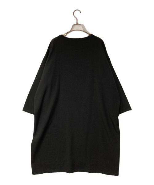 mizuiro-ind（ミズイロインド）mizuiro-ind (ミズイロインド) ワイドワンピース ブラック サイズ:Freeの古着・服飾アイテム