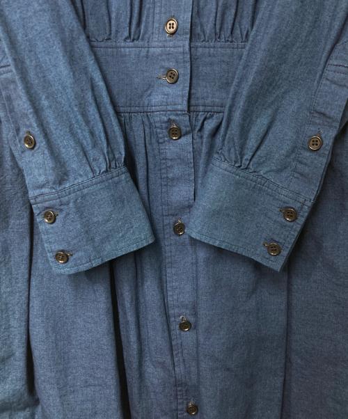 harriss（ハリス）Harriss (ハリス) シャツワンピース ブルー サイズ:38 未使用品の古着・服飾アイテム