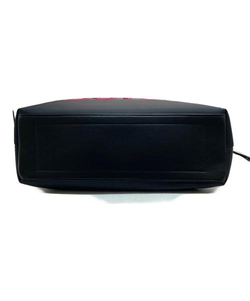 VERSACE JEANS COUTURE（ヴェルサーチ ジーンズクチュール）VERSACE JEANS COUTURE (ヴェルサーチ ジーンズクチュール) ロゴトートバッグ ブラックの古着・服飾アイテム