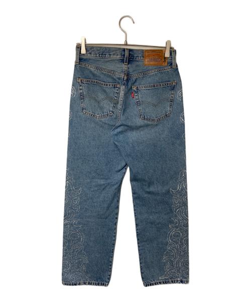 LEVI'S（リーバイス）LEVI'S (リーバイス) BEYONCE (ビヨンセ) 501 ラインストーンデニムパンツ インディゴ サイズ:W26(実寸参照)の古着・服飾アイテム
