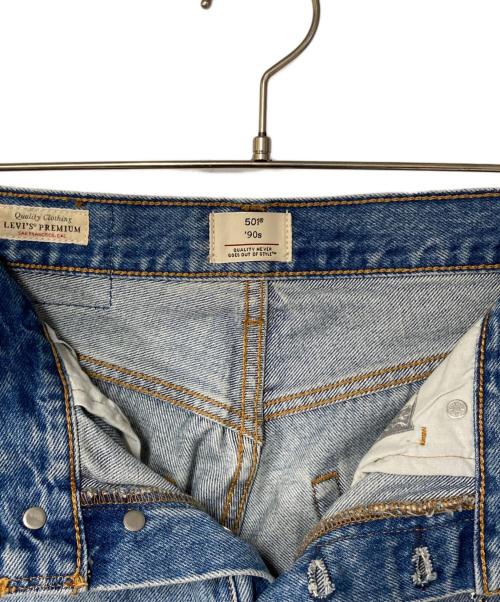 LEVI'S（リーバイス）LEVI'S (リーバイス) BEYONCE (ビヨンセ) 501 ラインストーンデニムパンツ インディゴ サイズ:W26(実寸参照)の古着・服飾アイテム