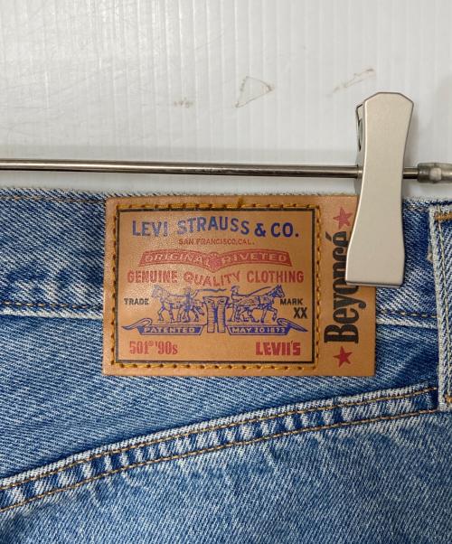 LEVI'S（リーバイス）LEVI'S (リーバイス) BEYONCE (ビヨンセ) 501 ラインストーンデニムパンツ インディゴ サイズ:W26(実寸参照)の古着・服飾アイテム
