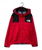 THE NORTH FACEザ ノース フェイス）の古着「MOUNTAIN RAINTEX JACKET」｜レッド×ブラック