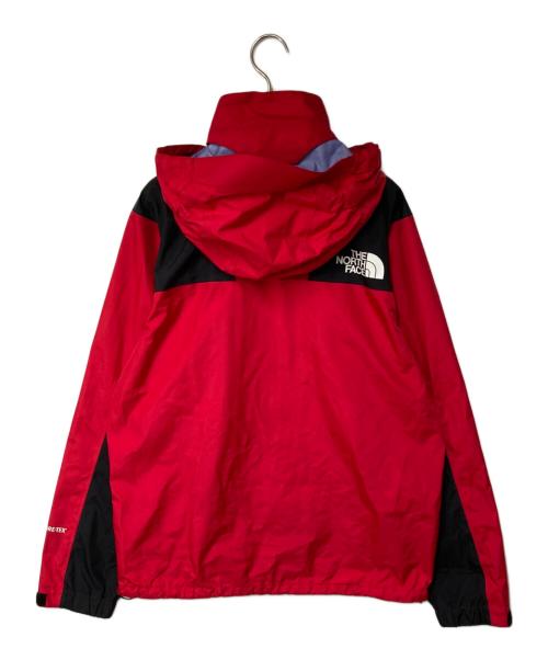 THE NORTH FACE（ザ ノース フェイス）THE NORTH FACE (ザ ノース フェイス) MOUNTAIN RAINTEX JACKET レッド×ブラック サイズ:Lの古着・服飾アイテム