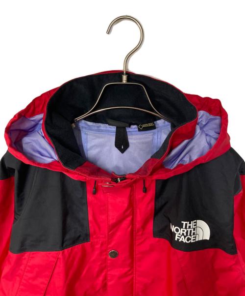 THE NORTH FACE（ザ ノース フェイス）THE NORTH FACE (ザ ノース フェイス) MOUNTAIN RAINTEX JACKET レッド×ブラック サイズ:Lの古着・服飾アイテム