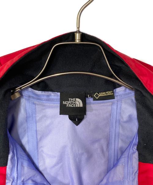 THE NORTH FACE（ザ ノース フェイス）THE NORTH FACE (ザ ノース フェイス) MOUNTAIN RAINTEX JACKET レッド×ブラック サイズ:Lの古着・服飾アイテム