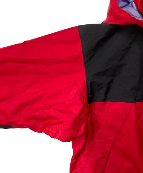 THE NORTH FACE（ザ ノース フェイス）THE NORTH FACE (ザ ノース フェイス) MOUNTAIN RAINTEX JACKET レッド×ブラック サイズ:Lの古着・服飾アイテム