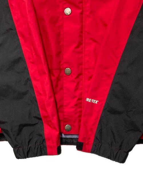 THE NORTH FACE（ザ ノース フェイス）THE NORTH FACE (ザ ノース フェイス) MOUNTAIN RAINTEX JACKET レッド×ブラック サイズ:Lの古着・服飾アイテム