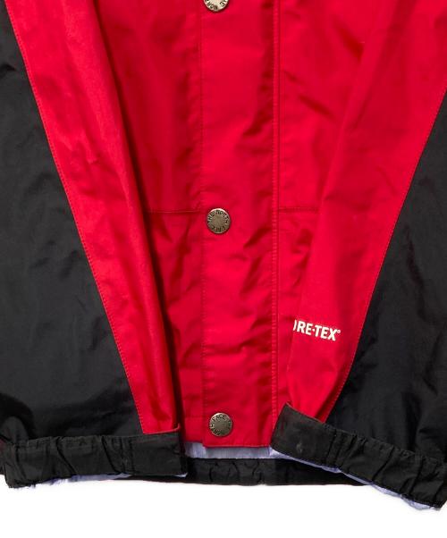 THE NORTH FACE（ザ ノース フェイス）THE NORTH FACE (ザ ノース フェイス) MOUNTAIN RAINTEX JACKET レッド×ブラック サイズ:Lの古着・服飾アイテム