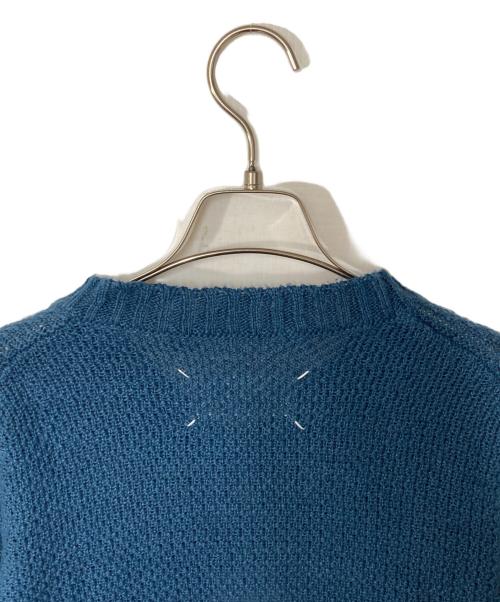 Maison Margiela（メゾンマルジェラ）Maison Margiela (メゾンマルジェラ) Boucle ニット ブルー サイズ:Ｍ 未使用品の古着・服飾アイテム