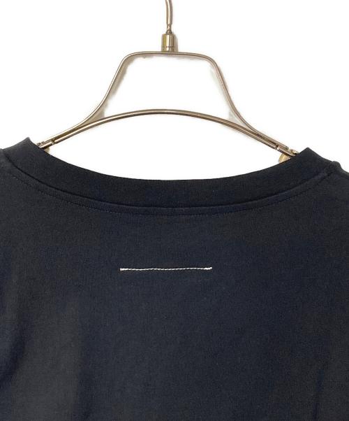 MM6 Maison Margiela（エムエムシックスメゾンマルジェラ）MM6 Maison Margiela (エムエムシックスメゾンマルジェラ) VネックTシャツ ブラック サイズ:Sの古着・服飾アイテム