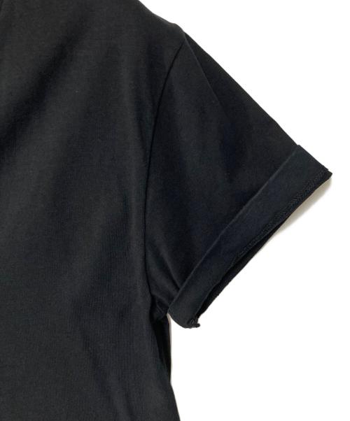 MM6 Maison Margiela（エムエムシックスメゾンマルジェラ）MM6 Maison Margiela (エムエムシックスメゾンマルジェラ) VネックTシャツ ブラック サイズ:Sの古着・服飾アイテム