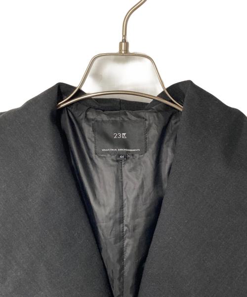 23区（ニジュウサンク）23区 (ニジュウサンク) リュクスダウン ガウンコート ブラック サイズ:SIZE 44の古着・服飾アイテム